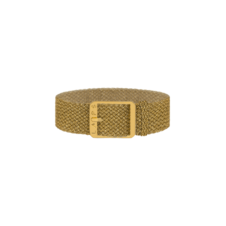 Bracelet Unisexe LAPS - Perlon Gold - Boucle Or - Taille Prima ou Signature