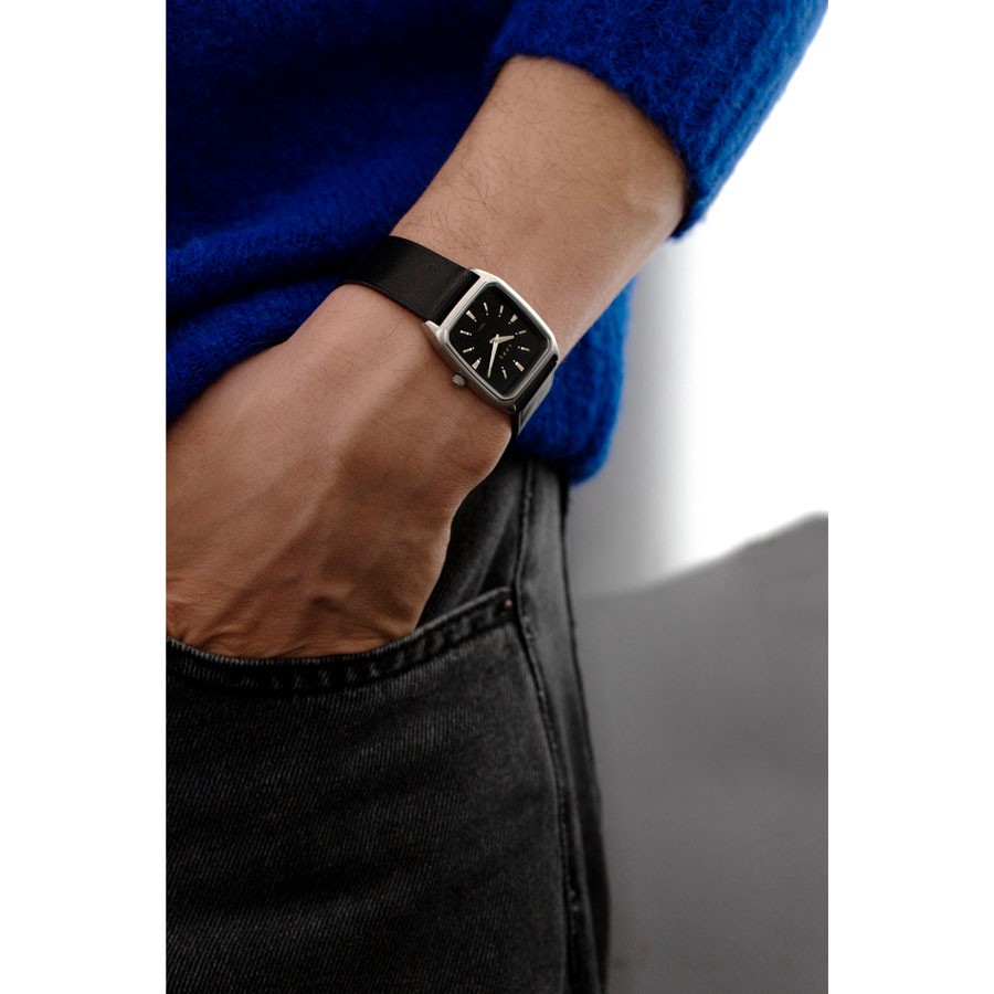 LAPS Signature Meridian Black Man's Watch Worn and Styled - Neovintage Collection