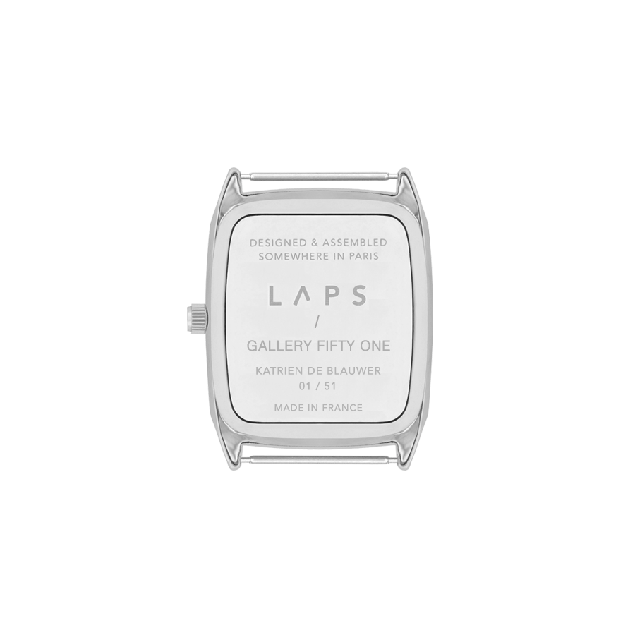 Women's Watch  - Collaboration LAPS Gallery FIFTY ONE Katrien De Blauwer - Limited Edition - Engraved back with Serial Number